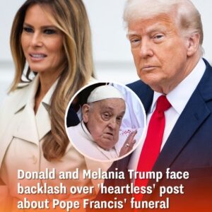 Donald and Melania Trump Slammed for ‘Insensitive’ Post Regarding Pope Francis’ Funeral Donald and Melania Trump Slammed for ‘Insensitive’ Post Regarding Pope Francis’ Funeral